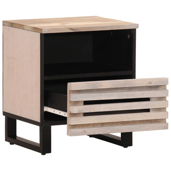 Nachttisch Mango Massivholz 40x34x46 cm