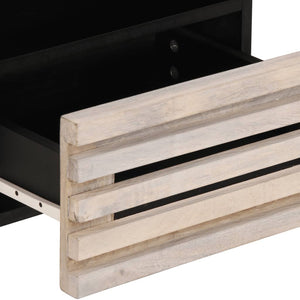 Nachttisch Mango Massivholz 40x34x46 cm