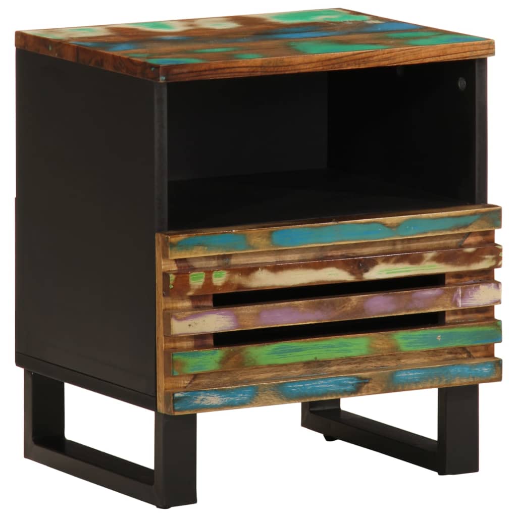 Nachttisch Altholz Massiv 40x34x46 cm