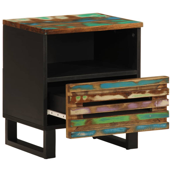 Nachttisch Altholz Massiv 40x34x46 cm