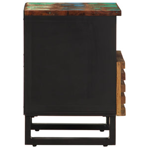 Nachttisch Altholz Massiv 40x34x46 cm