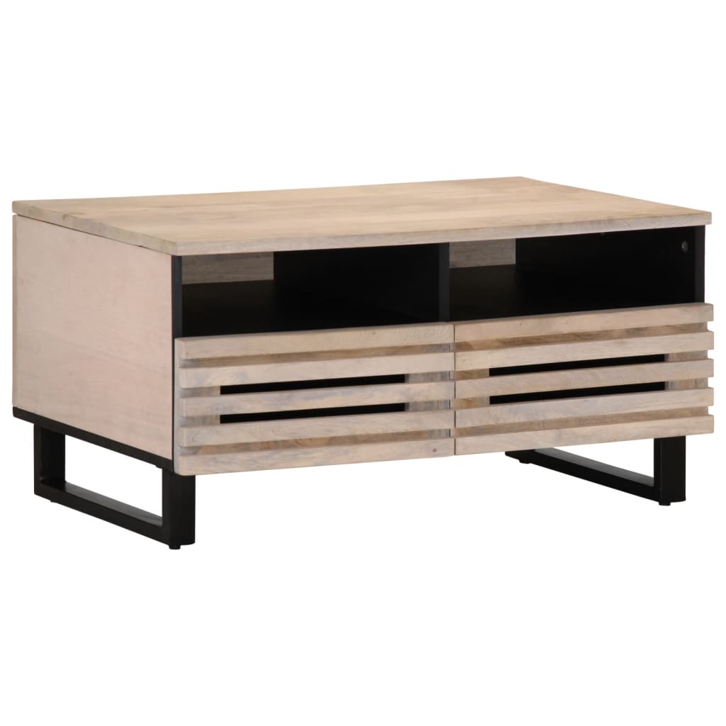 Couchtisch Mango Massivholz 80x55 cm