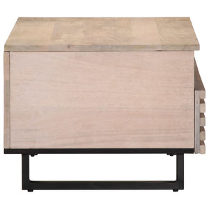 Couchtisch Mango Massivholz 80x55 cm