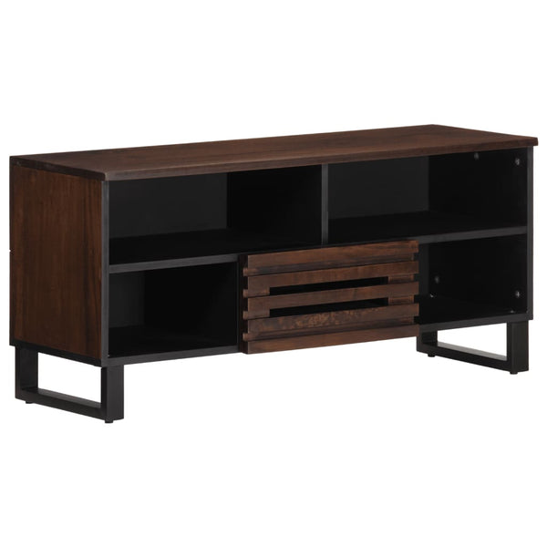 TV-Schrank Mango Massivholz Braun 100cm