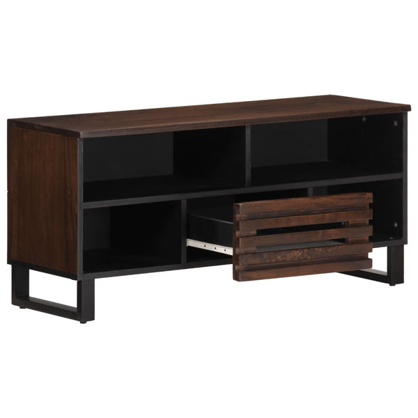 TV-Schrank Mango Massivholz Braun 100cm