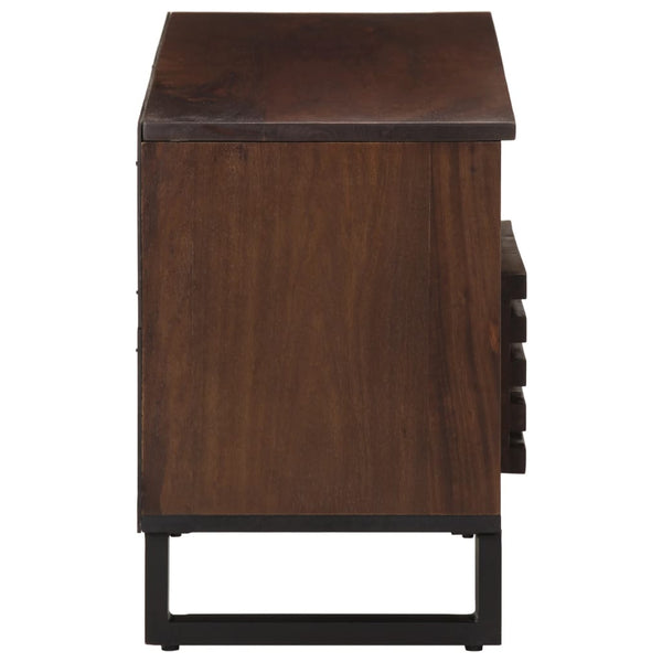 TV-Schrank Mango Massivholz Braun 100cm