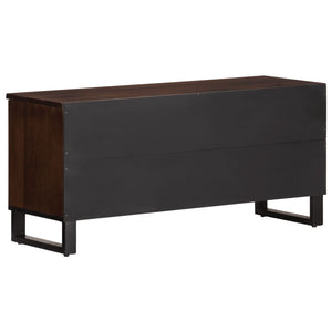 TV-Schrank Mango Massivholz Braun 100cm