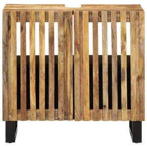 Waschbeckenunterschrank Mango Massivholz 62 cm