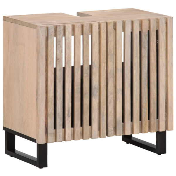 Waschbeckenunterschrank Mango Massivholz 62 cm
