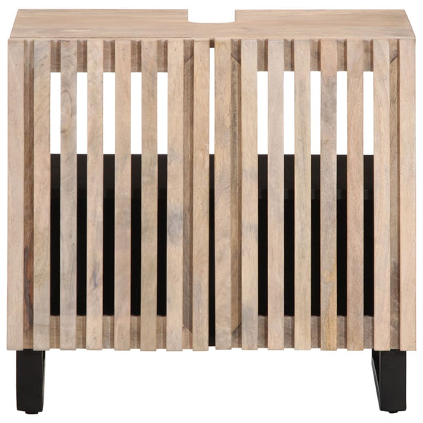 Waschbeckenunterschrank Mango Massivholz 62 cm