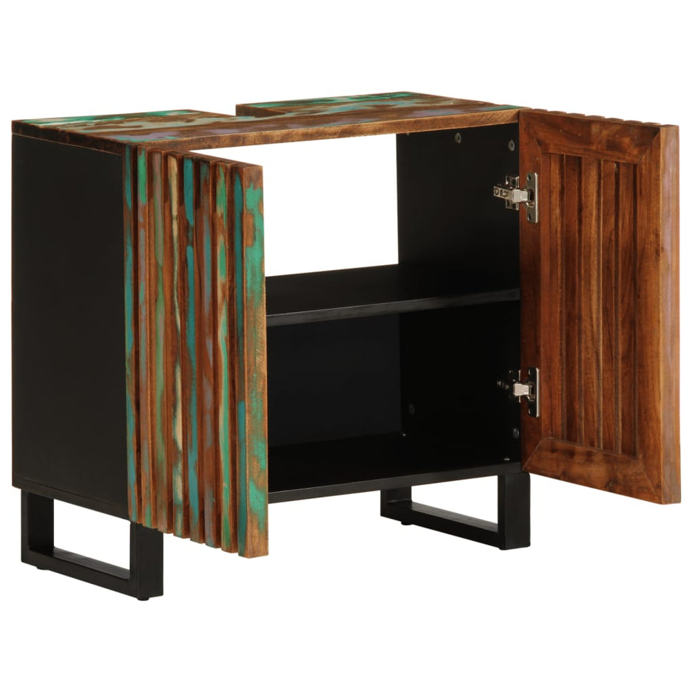 Waschbeckenunterschrank Akazie Massivholz 62x58 cm