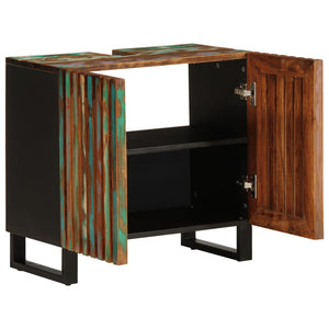 Waschbeckenunterschrank Akazie Massivholz 62x58 cm