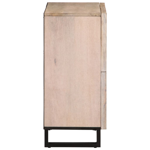 Mango Sideboard 60x34x75 cm Massivholz