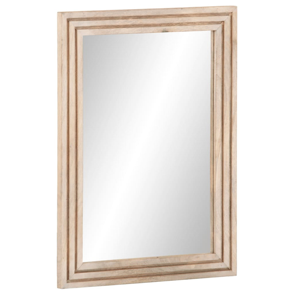Badspiegel 50x70 cm Mango Massivholz
