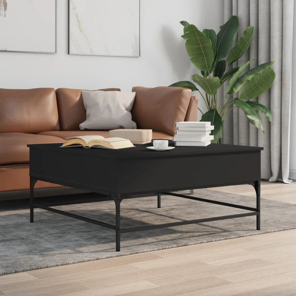 Schwarzer Couchtisch 95x95 cm