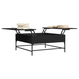 Schwarzer Couchtisch 95x95 cm
