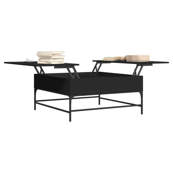Schwarzer Couchtisch 95x95 cm