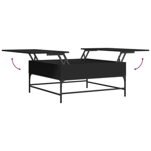 Schwarzer Couchtisch 95x95 cm