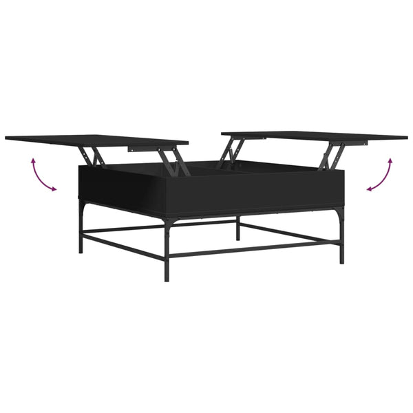 Schwarzer Couchtisch 95x95 cm