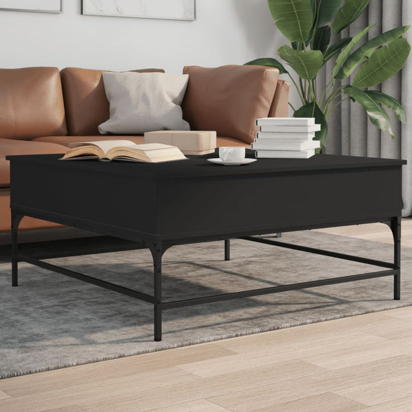 Schwarzer Couchtisch 95x95 cm
