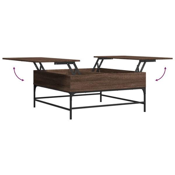 Couchtisch Braun Eichenoptik 95x95 cm