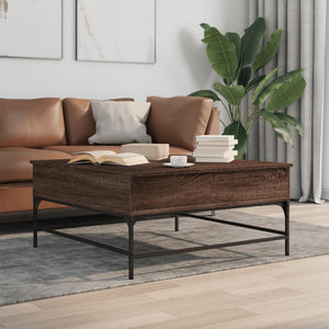 Couchtisch Braun Eichenoptik 95x95 cm