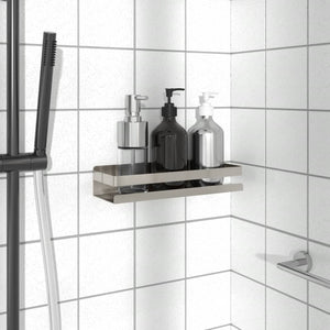 Duschablage Edelstahl Gebürstet 30x10x6 cm