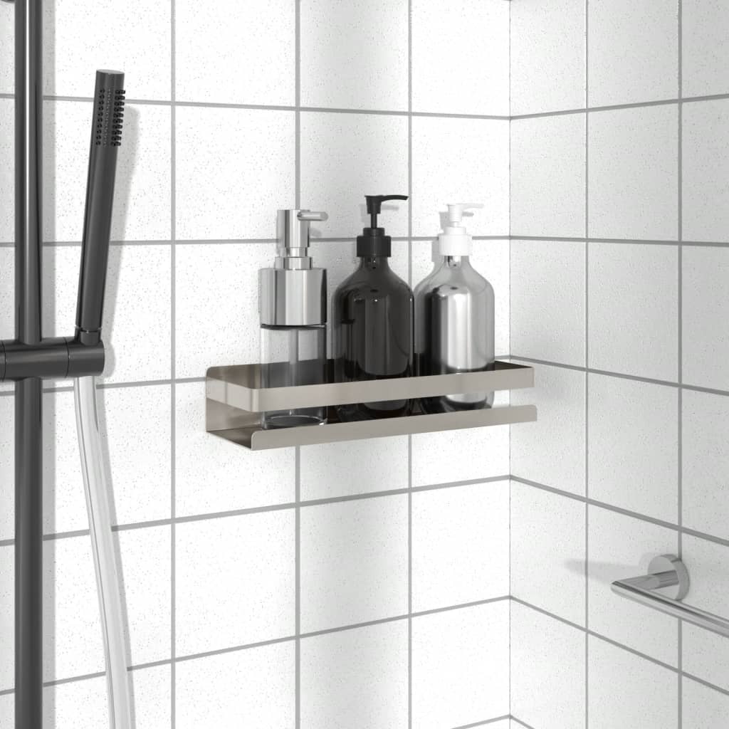 Duschablage Edelstahl Gebürstet 30x10x6 cm