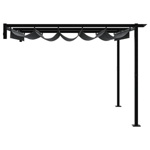 Anthrazit Pavillon 300x300 cm