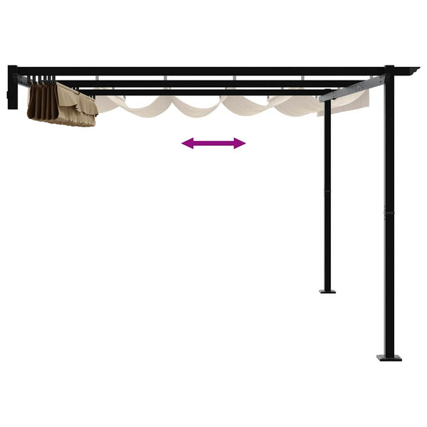 Taupe Pavillon 400x300 cm