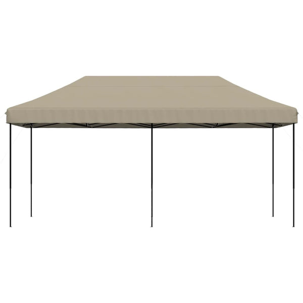 Faltbares Partyzelt Pop-Up Taupe 580x292 cm