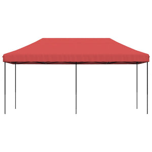 Faltbares Partyzelt Pop-Up Burgunderrot 580x292 cm