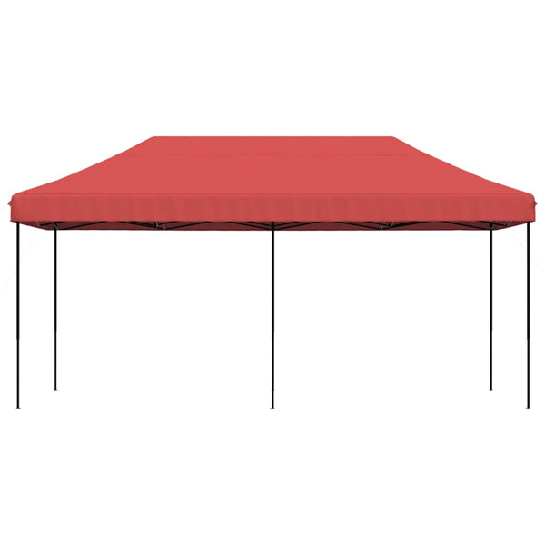 Faltbares Partyzelt Pop-Up Burgunderrot 580x292 cm
