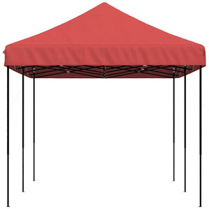 Faltbares Partyzelt Pop-Up Burgunderrot 580x292 cm