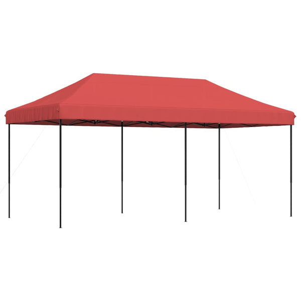 Faltbares Partyzelt Pop-Up Burgunderrot 580x292 cm
