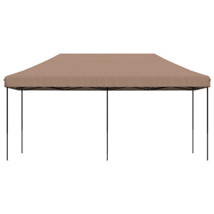 vidaXL Tente de réception pliante pop-up marron 580x292x315 cm