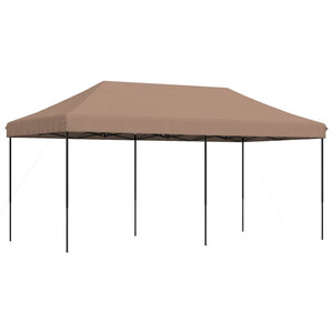 vidaXL Tente de réception pliante pop-up marron 580x292x315 cm