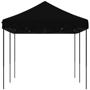Faltbares Partyzelt Pop-Up Schwarz 580cm