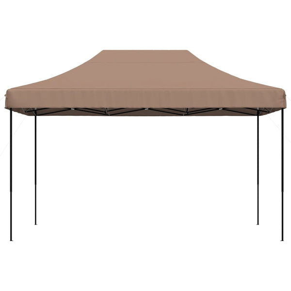 vidaXL Tente de réception pliable pop-up marron 440x292x315 cm