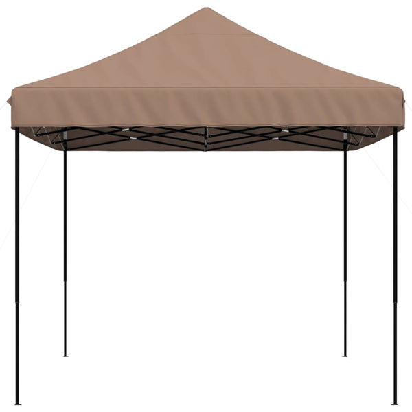 vidaXL Tente de réception pliable pop-up marron 440x292x315 cm