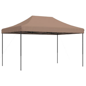 vidaXL Tente de réception pliable pop-up marron 440x292x315 cm