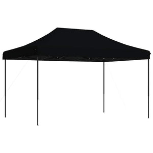Faltbares Partyzelt Pop-Up Schwarz 440x292 cm