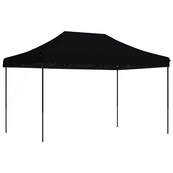 Faltbares Partyzelt Pop-Up Schwarz 440x292 cm