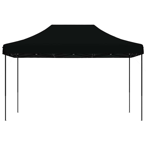 Faltbares Partyzelt Pop-Up Schwarz 440x292 cm