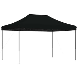 Faltbares Partyzelt Pop-Up Schwarz 440x292 cm