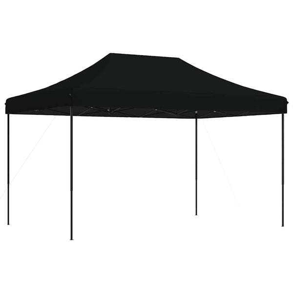 Faltbares Partyzelt Pop-Up Schwarz 440x292 cm