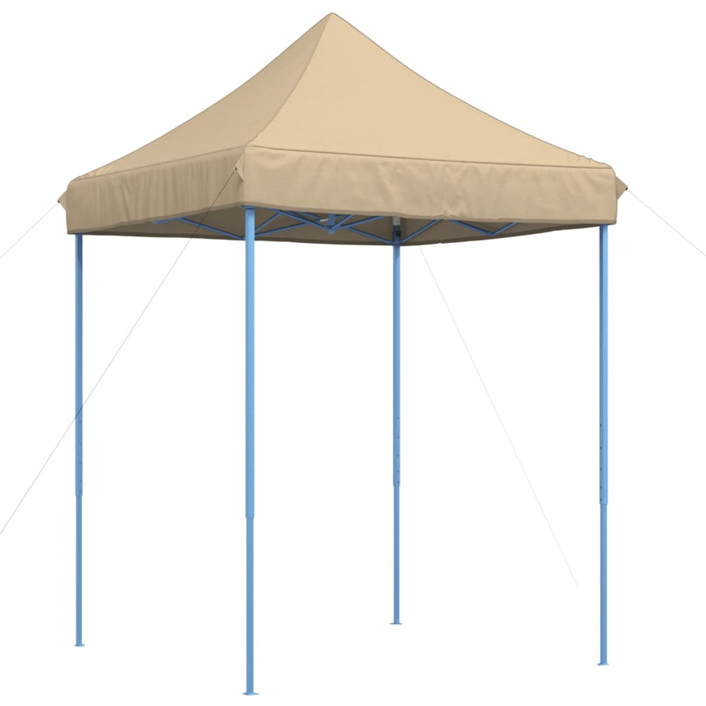 Faltbares Partyzelt Pop-Up Beige 200x200 cm
