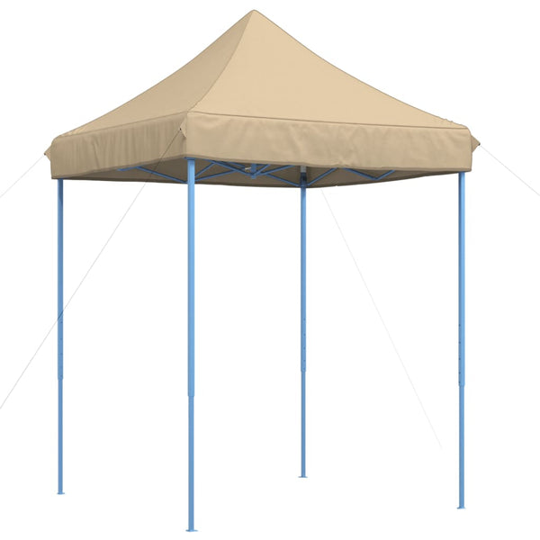 Faltbares Partyzelt Pop-Up Beige 200x200 cm