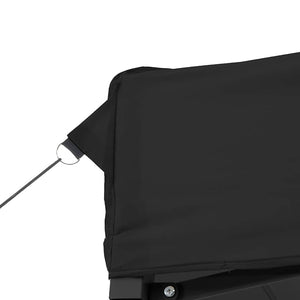 Faltbares Partyzelt Pop-Up Schwarz 2x2m