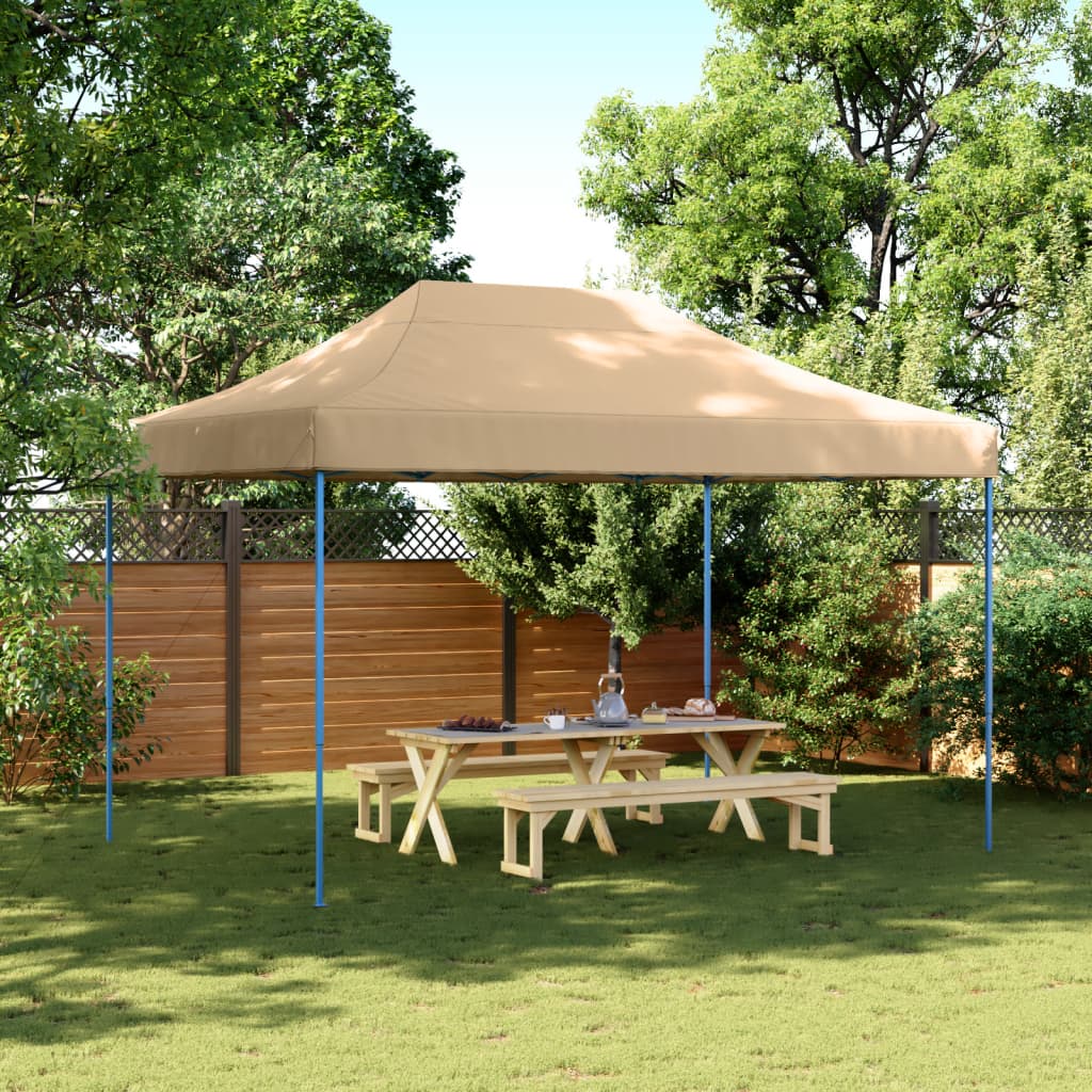 Faltbares Partyzelt Beige 410x279 cm